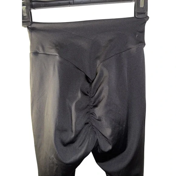 Gymshark Womens Scrunch Leggings Small Black High Waist Seamless NWOT - Picture 8 of 11